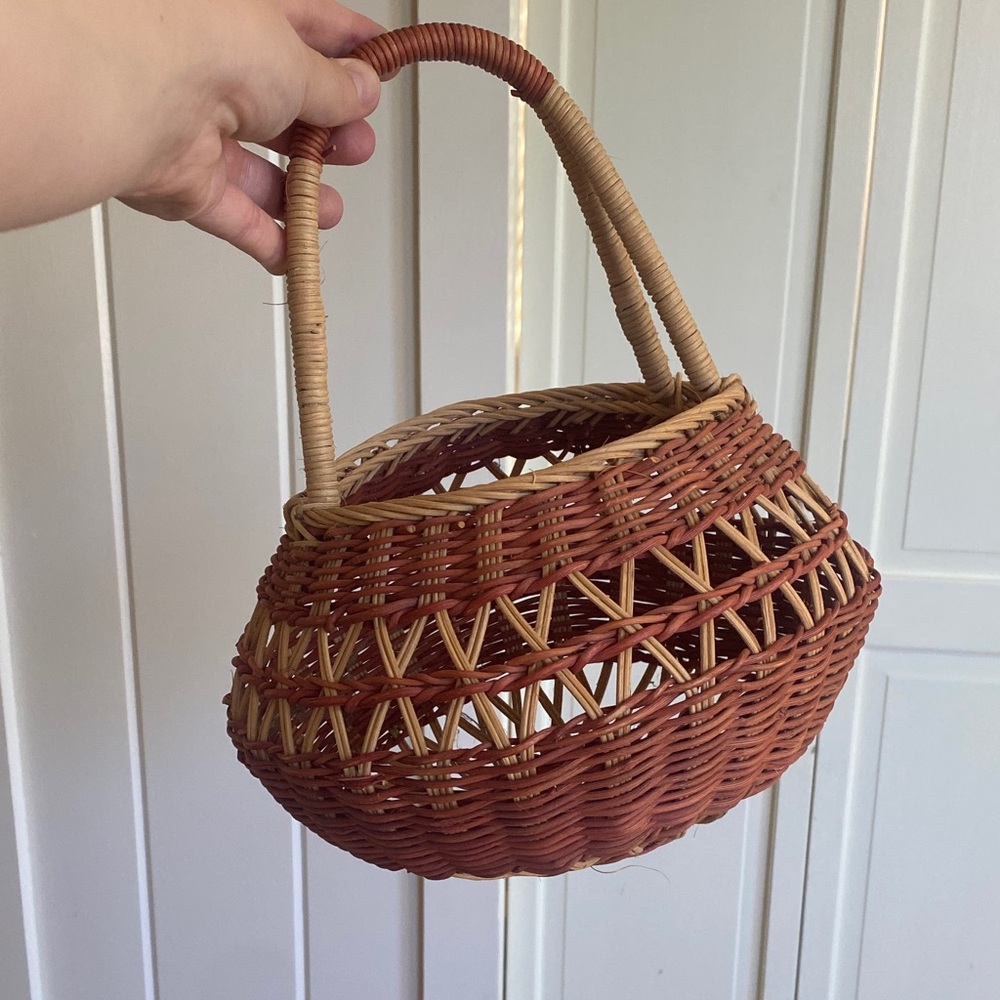 Handcrafted Woven Basket Bag